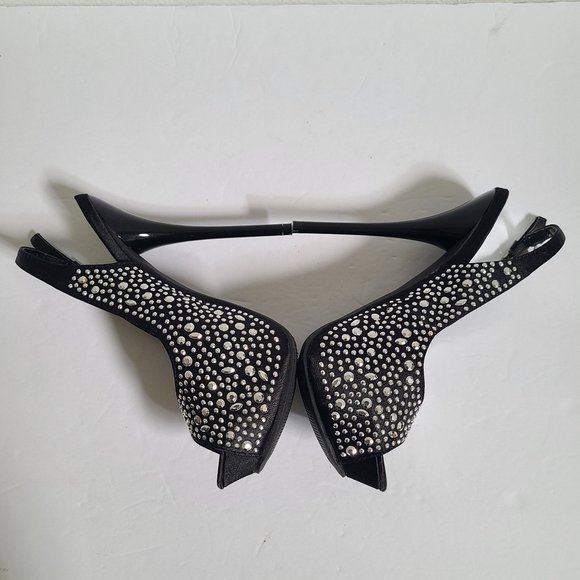 Charming Charlie studded Platform Black heels,SZ 5.5 - Picture 7 of 9